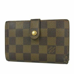 Louis Vuitton Viennois N61674 Damier Ebene Brown Wallet 11578